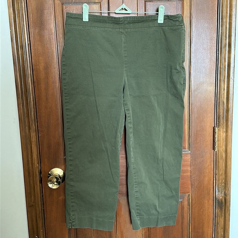 Talbots | Olive Green Heritage Straight Leg Pants Size 12
